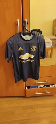 Adidas Manchester United Away 3rd Football Soccer Jersey 2018/19 Boys L 13-14y • $20.85