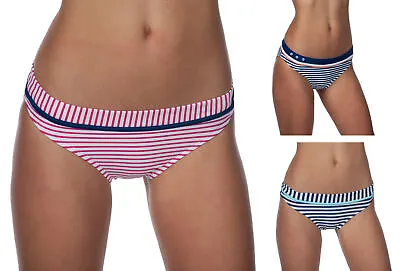 Panache Women's Lucille Nautical Pattern Swim Bikini Bottom • $11.99