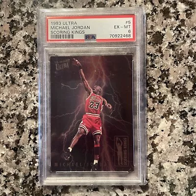 1993 Ultra Scoring Kings #5 Michael Jordan Bulls Hof Psa 6 🔥🔥🔥 • $535