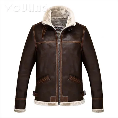 Resident Evil 4 Leon S Kennedy Fashion Men Casual Jacket Cosplay Leather Thick • $82.49