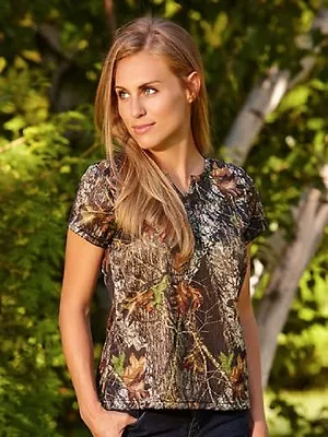 Mossy Oak Camouflage Lounge Henley Shirt Pajamas Casual Lingerie • $17.97