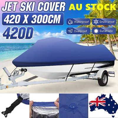 Trailerable Cover For Jet Ski Yamaha For Kawasaki Wave Runner Sea Doo Bombardier • $39.59