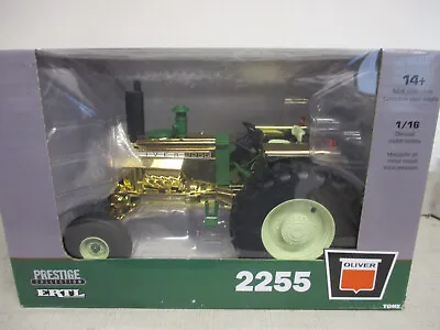 Custom Gold Oliver Model 2255 Toy Tractor 1/16 Scale • $799