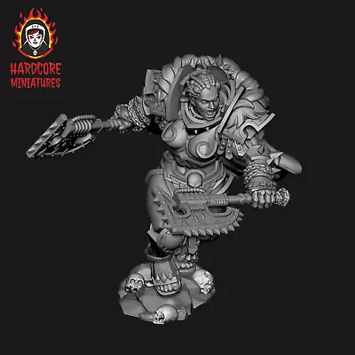 Angry Nessa World Eaters Khorne Berzerkers Angron Chaos Lord Hardcore Miniatures • $67.92