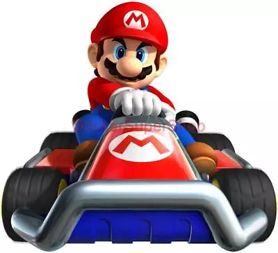 SUPER MARIO KART Race Car Decal Removable WALL STICKER Decor Art FREE SHIPPING • $18.14