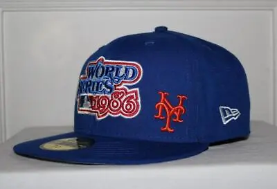 NEW YORK METS 1986 World Series NEW ERA 59FIFTY Fitted Hat Cap Size 7 3/4 *T3 • $34.57