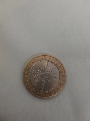 £4 • Buy Rare 2 Pound Coin Willam Shakespeare 2016