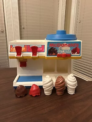 McDonald’s Soft Serve Ice Cream Machine 1988 Vintage Playset Toy Missing Pieces • $65.99