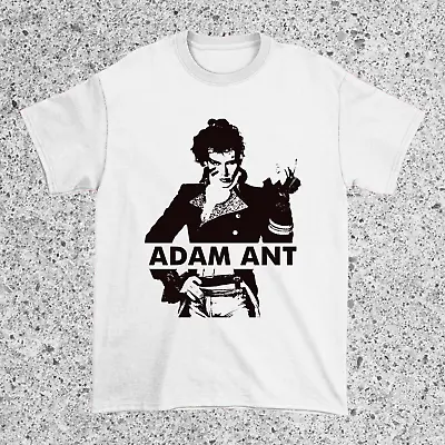 $21.84 • Buy Adam Ant  Vintage 90s Short Sleeve White All Size Unisex Shirt AG359