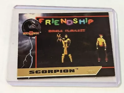 1994 Classic Mortal Kombat 2 Chase Card Friendship Scorpion Genesis SNES FD5 • $75