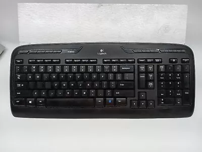 Logitech K330 Wireless Keyboard Black  • $10