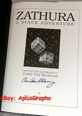 CHRIS VAN ALLSBURG... Zathura: A Space Adventure - SIGNED  • $75