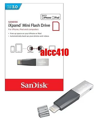 Sandisk IXpand Mini 32GB 64GB 128GB 256GB Flash Drive IX40 USB3.0 IPhone IPad • $68.95
