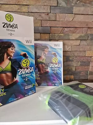 £11.99 • Buy Zumba Fitness 2 Inc Belt Nintendo Wii Videogame. Uk - New / Sealed