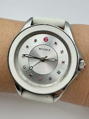 Rare Michelle Silver Dial 40.5mm Original Band Ladies MINT CONDITION SERVICED • $32