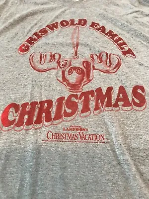 National Lampoons Christmas Vacation Griswold Family Christmas Graphic Tee LT • $7.78