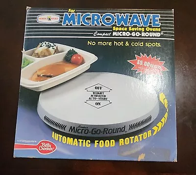  Nordic Ware Compact Micro Go Round Food Rotator Turntable Open Box MADE IN USA • $45.99