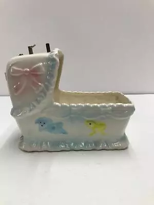 My-Neil Ceramic Nursery Planter With Music Box • $12