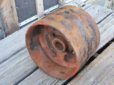 Allis Chalmers Late WC WD WD45 Tractor Flat Belt Cast Iron Steel Original Pulley • $75