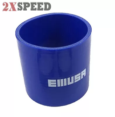 Universal 3  Blue Straight Silicone Hose Coupler 4 Layer Polyester High Temp • $9.99