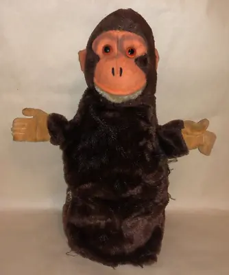 Vintage Monkey Hand Puppet Mohair? Steiff? Jocko? Ape 10  Childrens Needs TLC • $9.99