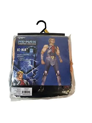 Masters Of The Universe He-Man Costume Youth Boys Large 10 12 MOTU NEW Netflix • $14.98