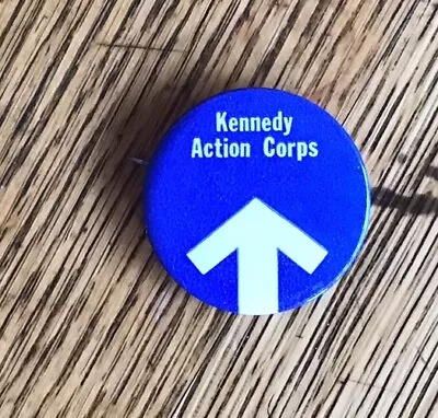 Vintage RFK Robert Bobby Kennedy Action Corps 1  1/2” Pin Pinback 1968 • $30