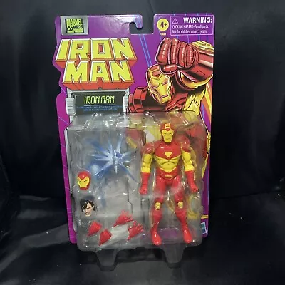 Marvel Legends Retro Version Iron Man Figure ( No Cannon ) • £40