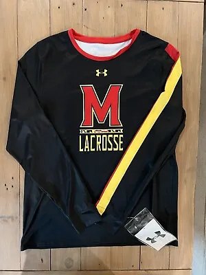 New Under Armour Women's M Maryland Terrapins AF LS Lacrosse Jersey UJLLSCW • $24.99