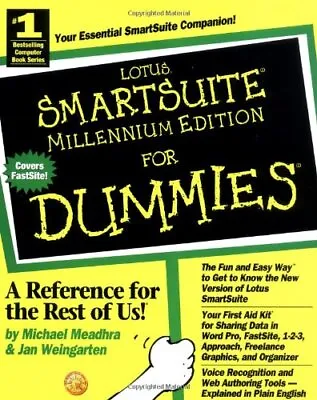 Lotus SmartSuite Millennium For Dummies By Meadhra Michael Paperback Book The • £4.25