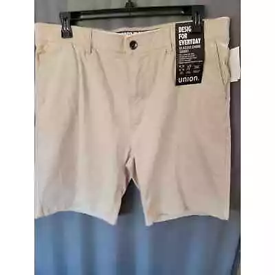 Men's Union Classic Flex Knit Twill Chino Shorts Sz-40 NWT B25 (5) • $24