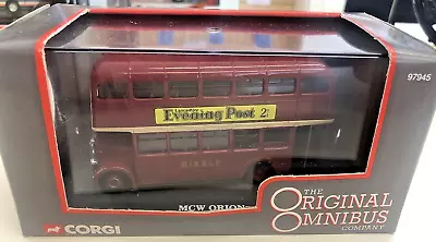 Corgi Original Omnibus 1:76 Leyland Pd2/12 Ribble Rt W77 Leyland 97945 Boxed Coa • £18