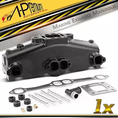 Marine Exhaust Manifold W/ Gasket For MCM/MIE GM V8 Engines 305 350 377 Cid V8 • $205.99