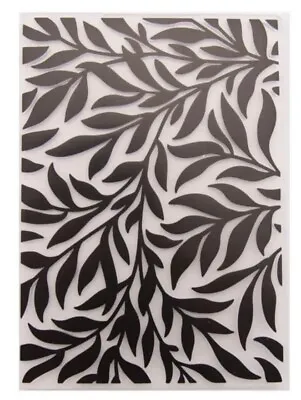 Embossing Folder - 6  X 4  - LEAVES - NATURE - Background - Crafting • £4.25