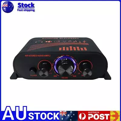 AK170 Portable Sound Amplifier RCA Input Speaker Amp Dual Channel For Car Home • $16.69