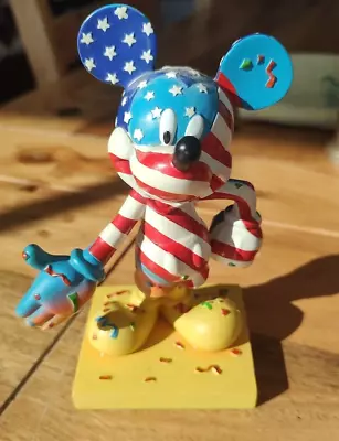 Disney Mickey Inspearations 6  Resin Figurine Celebrate Our Freedom 17806 • $45