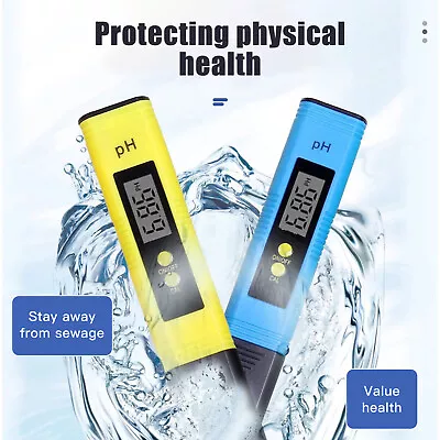 £5.49 • Buy LCD Digital Electric PH Meter Tester Hydroponics Aquarium Water Test Pen 0-14