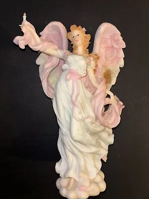 Seraphim Classics Angel By Roman Hope  Light In The Distance  Breast Cancer EUC • $34.95