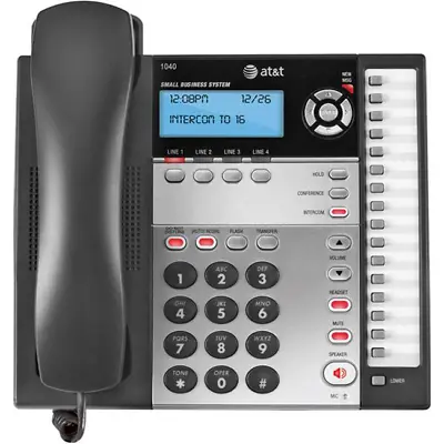 AT&T 1040 4-Line Expandable Corded Phone Business Telephone With Speakerphone • $119.99