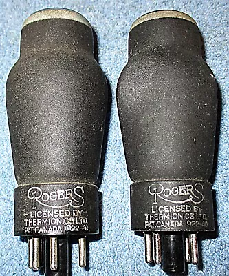 2 RARE Rogers 6P5-M 86M Vacuum Tubes - Spray Shielded Audio Triodes - TV7 Tested • $49.95