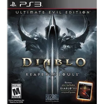 Diablo III Reaper Of Souls - PS3 Game • $7.69