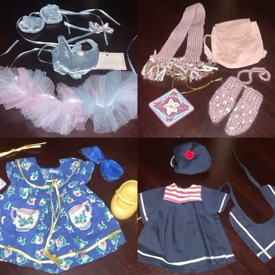 Bundle Lot Of 4 Outfits For Muffy VanderBear & Hoppy VanderHare Retired 13 Pcs • $18