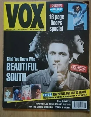 £5.95 • Buy VOX Magazine May 1991 (Beautiful South, The Doors)