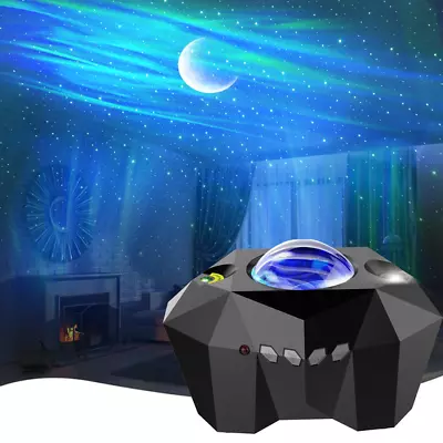 LED Projector Star Moon Aurora Galaxy Projection Night Sky Light Bluetooth UK • £15.99