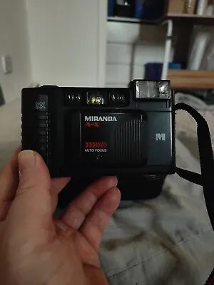 Miranda A-X 35mm Film Camera Point & Shoot Auto Focus Compact Camera (Untested) • £6.50