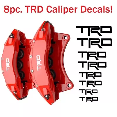 TRD Brake Caliper High Temp Decal Vinyl Sticker Toyota Racing Development • $14.99