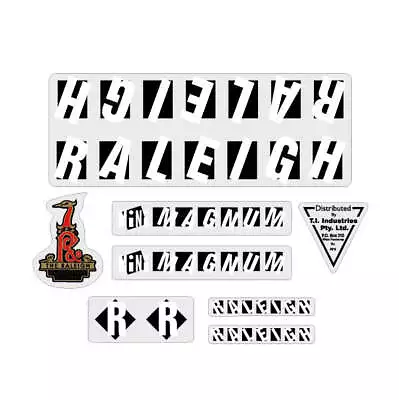 Raleigh - Mini Magnum Aussie Decal Set - Old School Bmx • $66