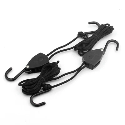 £15.75 • Buy Hydroponics Lightweight Rope Ratchet Hanger For CFL Reflectors X5 Pair X10PCS
