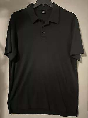 Oakley Golf Polo Shirt Mens XL Black Short Sleeve Casual Black Collar Stretch • $7.84