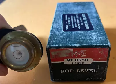 Vintage Keuffel & Esser (K & E) 81-0550 Rod Level In Orginal Box Made In USA • $39